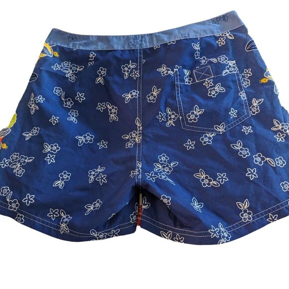Vintage SO Y2K woman's floral print board swim shorts size medium - Picture 3 of 8
